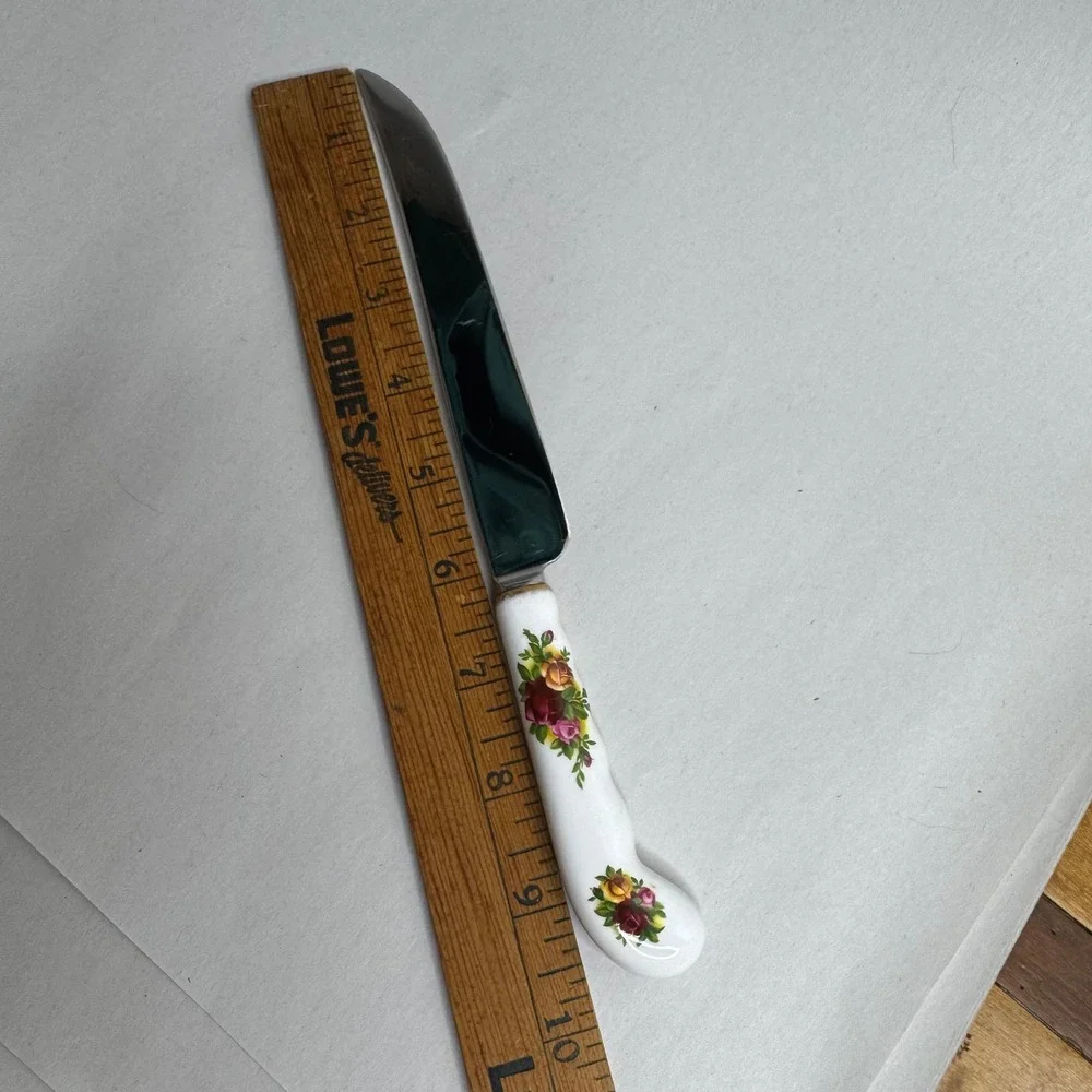 Royal Albert Old Country Roses‎ Knife Stainless Steel England Ceramic Handle